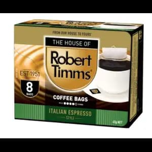 Italian Espresso Coffee Bags - Robert Timms