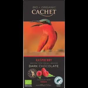 55% Organic Raspberry Dark Chocolate - Cachet