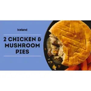 Chicken Mushroom Pies  - Iceland