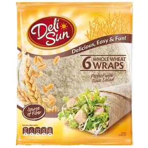Whole Wheat Wraps  - Deli Sun