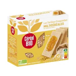 Organic Crispy Toast Multigrain - Céréal Bio