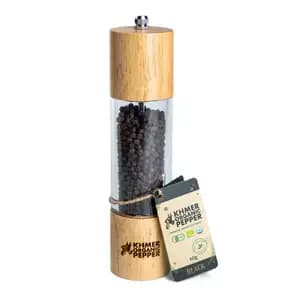 Kampot Black Pepper Grinder - Khmer Organic