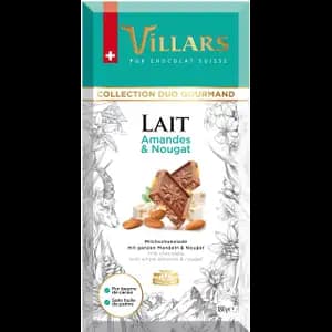 Milk Chocolate with Almond & Nougat - Villars 