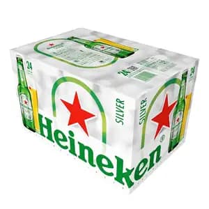 Silver Beer Bottle Pack - Heineken
