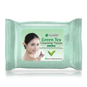 Green Tea Cleansing Tissues For all Skin Type - Epielle
