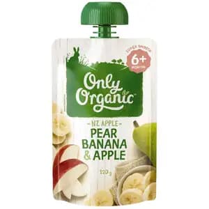 Pear, Banana & Apple - Only Organic