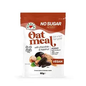 Vegan Oat meal Chocolate & Hazelnut No Sugar Added - Vitalia