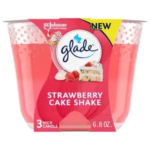 Strawberry Cake Shake Candle - Glade