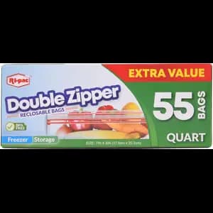 Double Zipper Bags - Ri-Pac