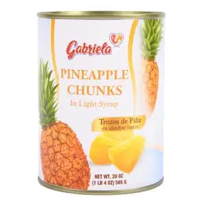 Pineapple Chunks in Light Syrup - Gabriela
