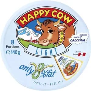Light Portions Cheese Low Fat - Happy Cow
