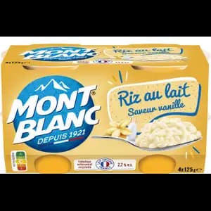 Rice Pudding Vanilla - Mont Blanc pantry