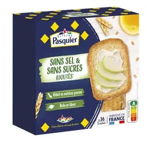 Rusks Salt Free & No Added Sugar - Pasquier