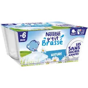 Brassé Nature No Added Sugar from 6 Months - Nestlé