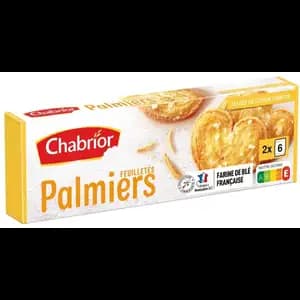 Palmiers Puffs Candied Lemon  - Chabrior