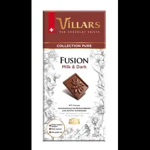 Fusion Milk & Dark Chocolate 41% Cacao - Villars 