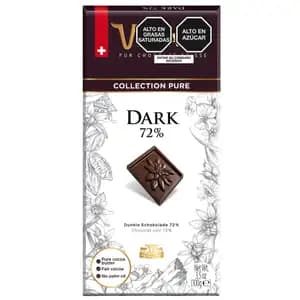 Dark Chocolate 72% Cacao - Villars 