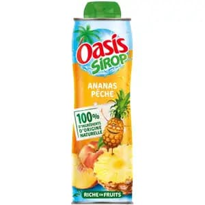 Pineapple & Peach Naturally Syrup - Oasis