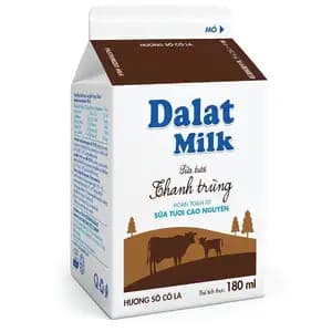 Fresh Pasteurized Milk Chocolate Flavor - Dalat Milk
