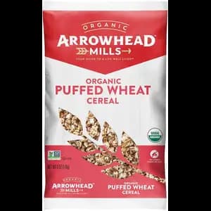 Organic Puffed Wheat Cereal - Arrowhead Mill