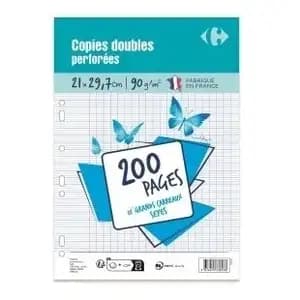 A4 Double Copy, Big Square Sheets - Carrefour