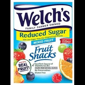 Reduced Sugar Mixed Fruits Snacks - Welch's