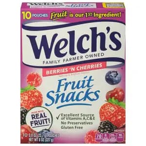 Berries & Cherries Fruits Snack - Welch's