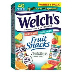Fruit Punch & Island Fruits Snack Variety Pack - Welch's