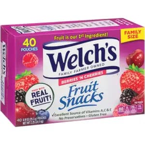 Berries & Cherries Fruits Snack Variety Pack - Welch's
