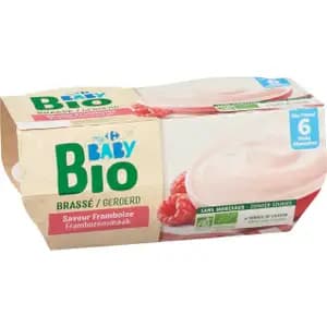 Organic Baby Dessert Raspberry Flavor - Carrefour