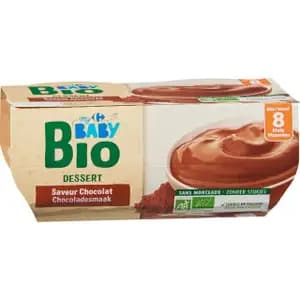 Organic Baby Dessert Chocolate Flavor - Carrefour
