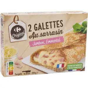 Emmental Ham Buckwheat Pancakes - Carrefour