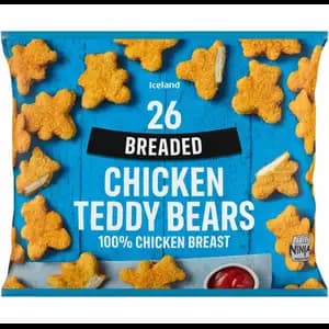 Breaded Chicken Teddy Bears - Iceland