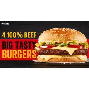 Beef Big Tasty Burgers XL - Iceland