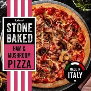 Stonebaked Pizza Mushroom & Ham - Iceland