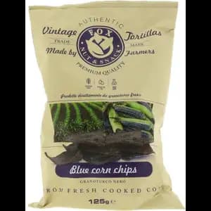Blue Corn Chips - Fox Nut Snacks