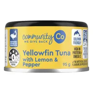 Yellowfin Tuna with Lemon & Pepper - CommunityCo