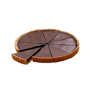 Pre-Sliced Chocolate Tart - Pomone