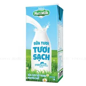 Sterilized Fresh Milk Unsweetened - NutiMilk