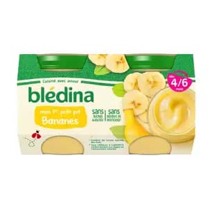 My First Little Pot of Bananas No Added Sugar from 4/6 Months - Blédina