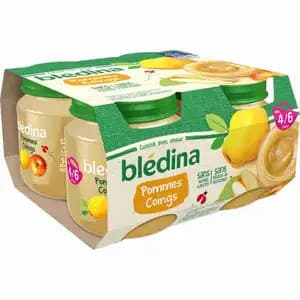 Apple Coings No Added Sugar from 4/6 Months - Blédina