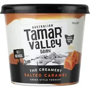 Salted Caramel Cream Greek Yogurt - Tamar Valley
