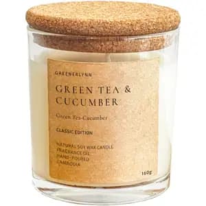Green Tea & Cucumber Candle - Classic Edition - Greenerlynn