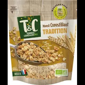 Crunchy Muesli Tradition - Terres & Céréales BIO