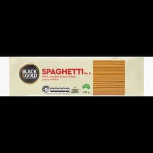 Spaghetti Nº5 - Black & Gold