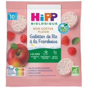 Raspberry Rice Cakes Gluten Free - Hipp Biologique 