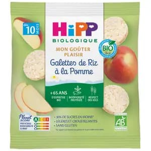 Apple Rice Cakes Gluten Free - Hipp Biologique 