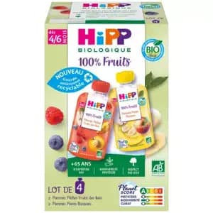 Baby Compote from 6 Months (Orange & Yellow) - Hipp Biologique 