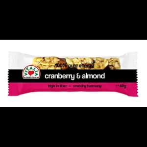 Pure Energy Cranberry & Almond Bar - Vitalia