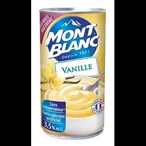 Vanilla Cream - Mont Blanc pantry